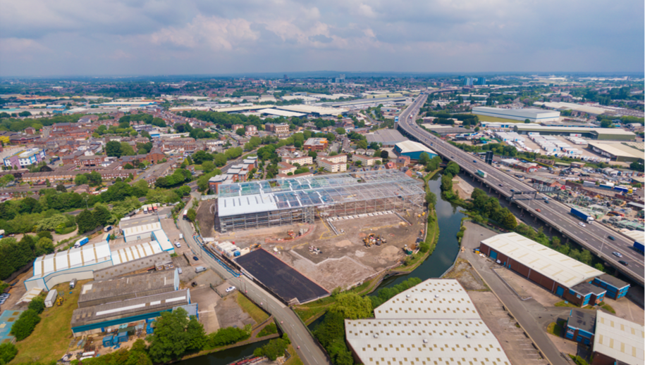 Steelworks are now complete at Xpanse 120, Oldbury